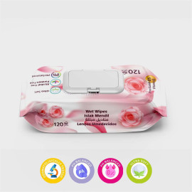 FACTORY WHOLESALE FRAGRANCED NON ALCOHOLIC COVERED WET WIPES-WET TOWELS
